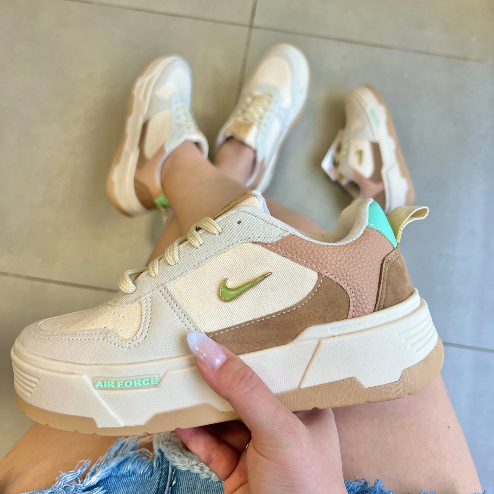 Tênis Nike AF1 Plataforma Off White Premium