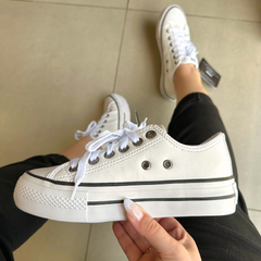 Tênis All Star Branco Plataforma Premium