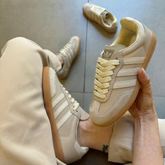 Tênis Adidas Samba OG  White Bege Couro Legítimo